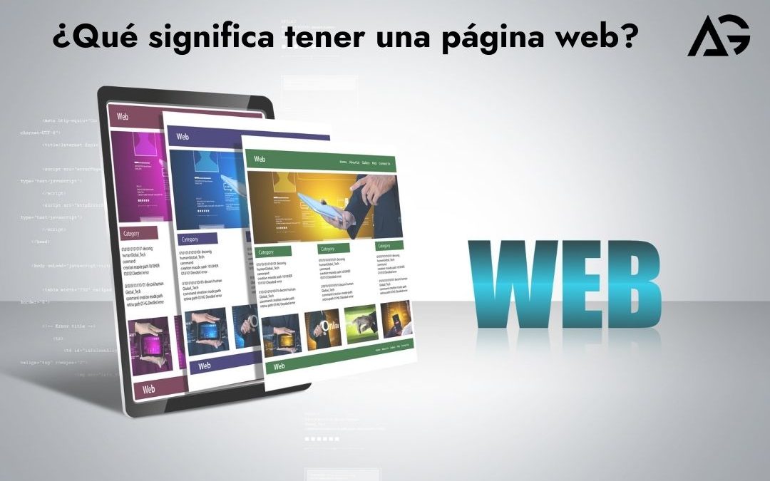 ¿Qué significa tener una página web?